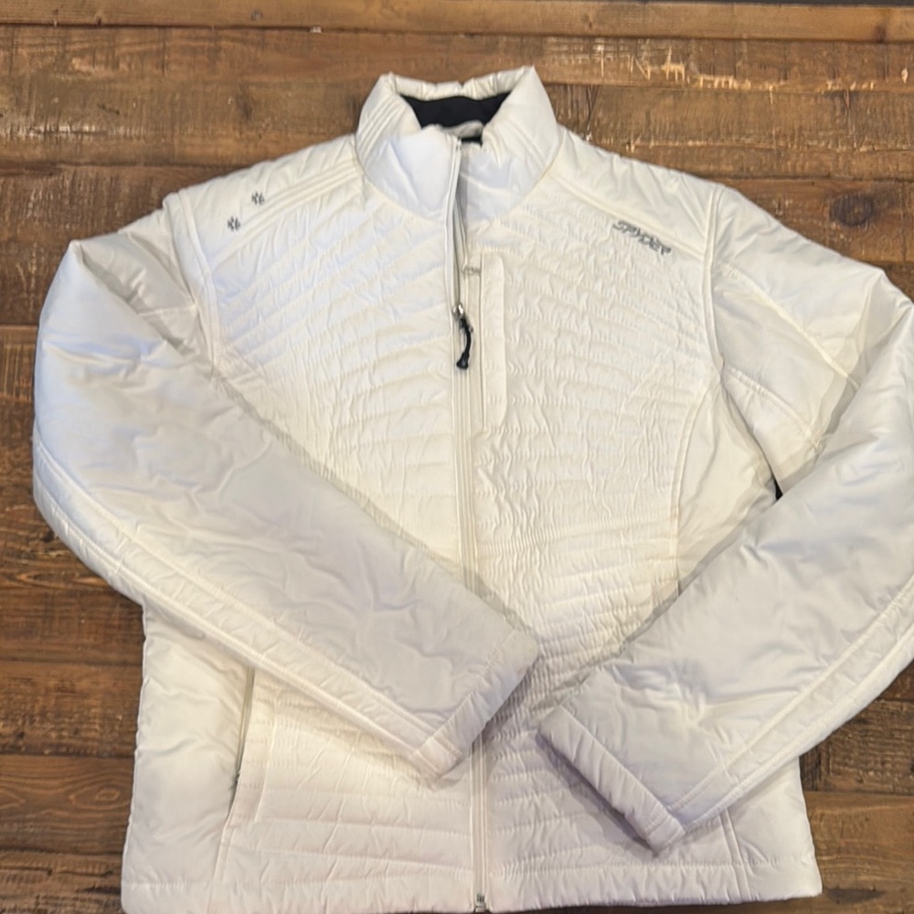 Spyder White Quilted Jacket